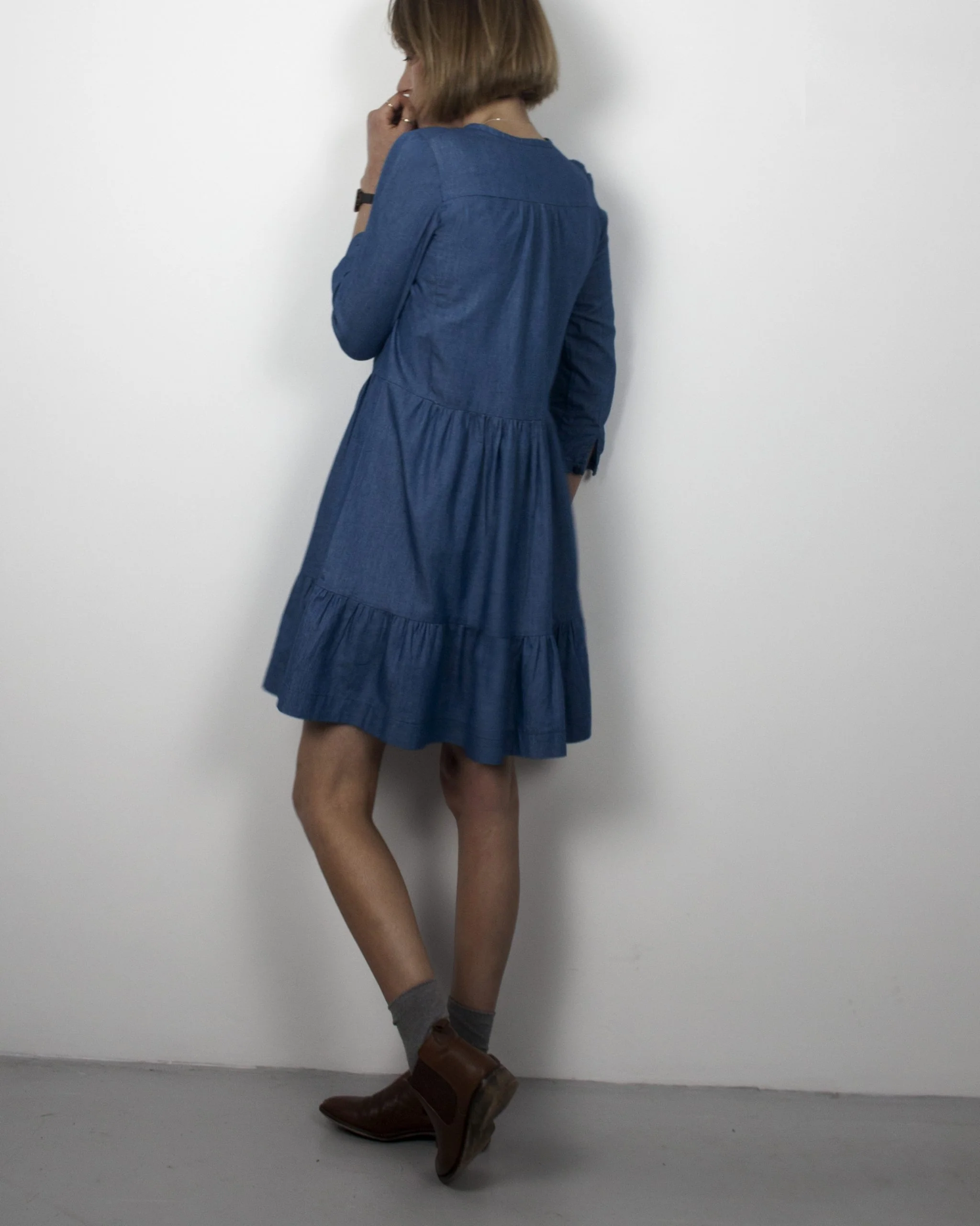 French Navy Fleetwood Dress - Image 4