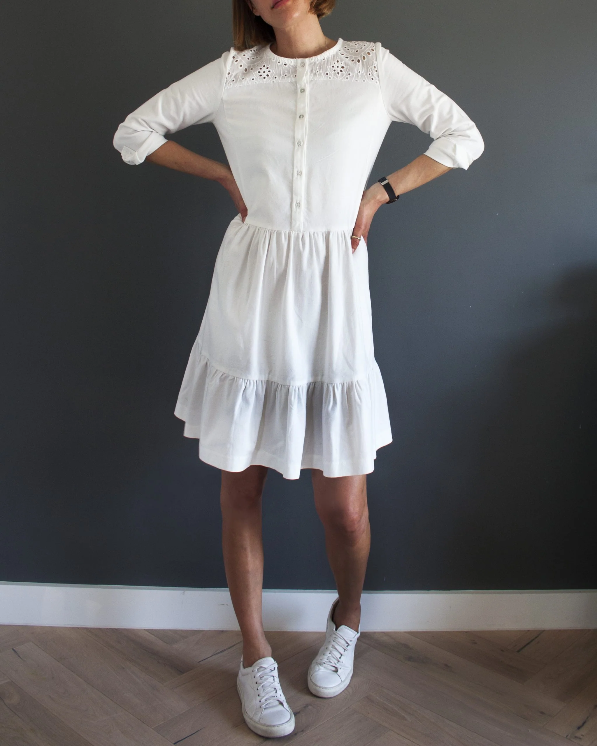 French Navy Fleetwood Dress - Printed copy shop (+£7.00)