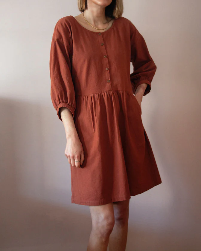French Navy Forsythe Dress Pattern Expansion - Image 3