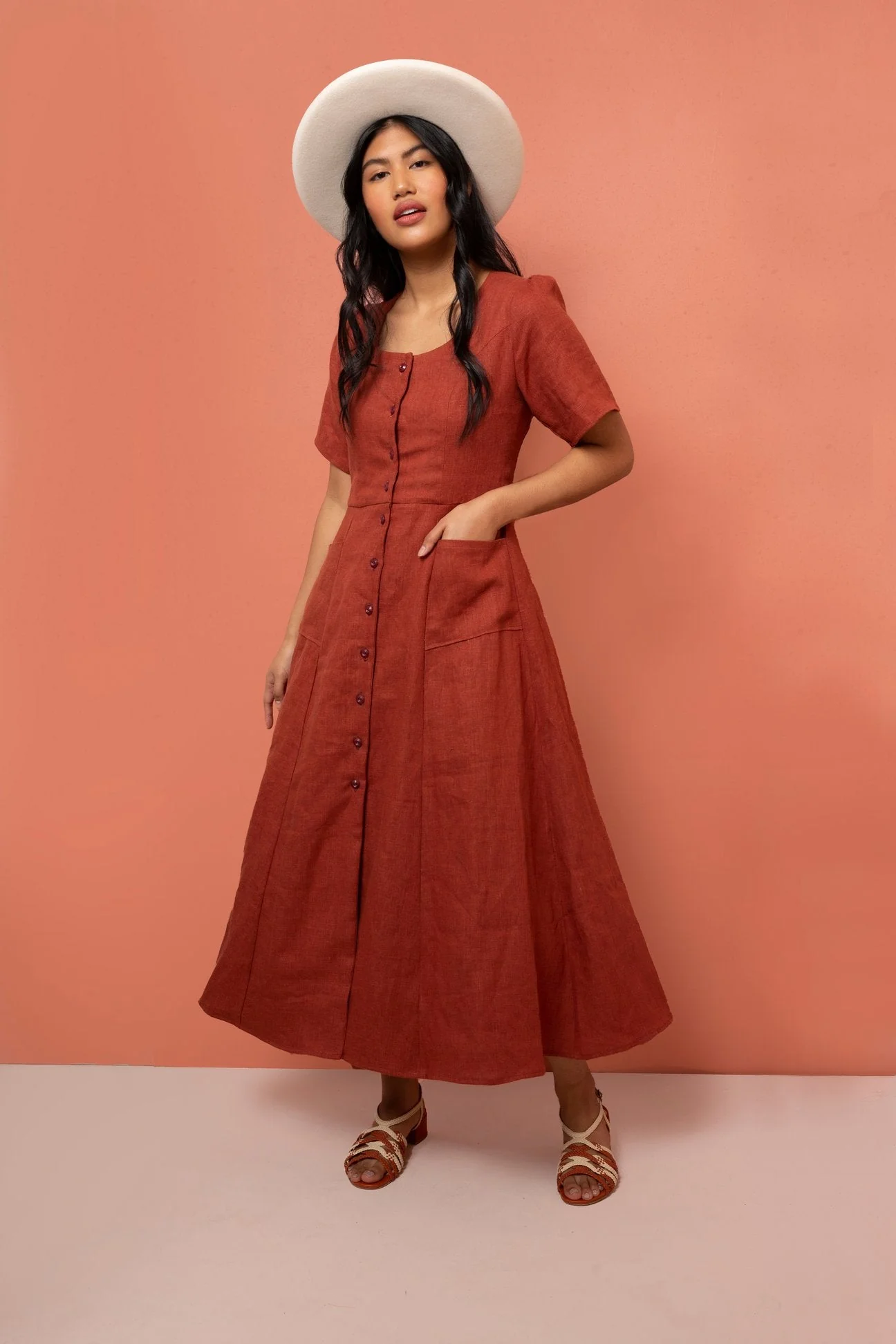 Friday Pattern Company Hughes Dress - Printed copy shop SIZES XS - XXL (+£7.00)