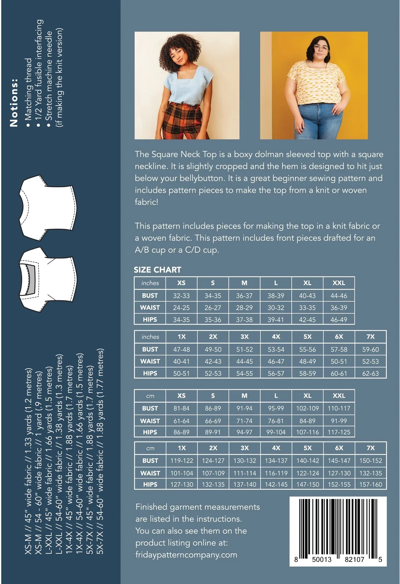 Friday Pattern Company Square Neck Top - Image 11