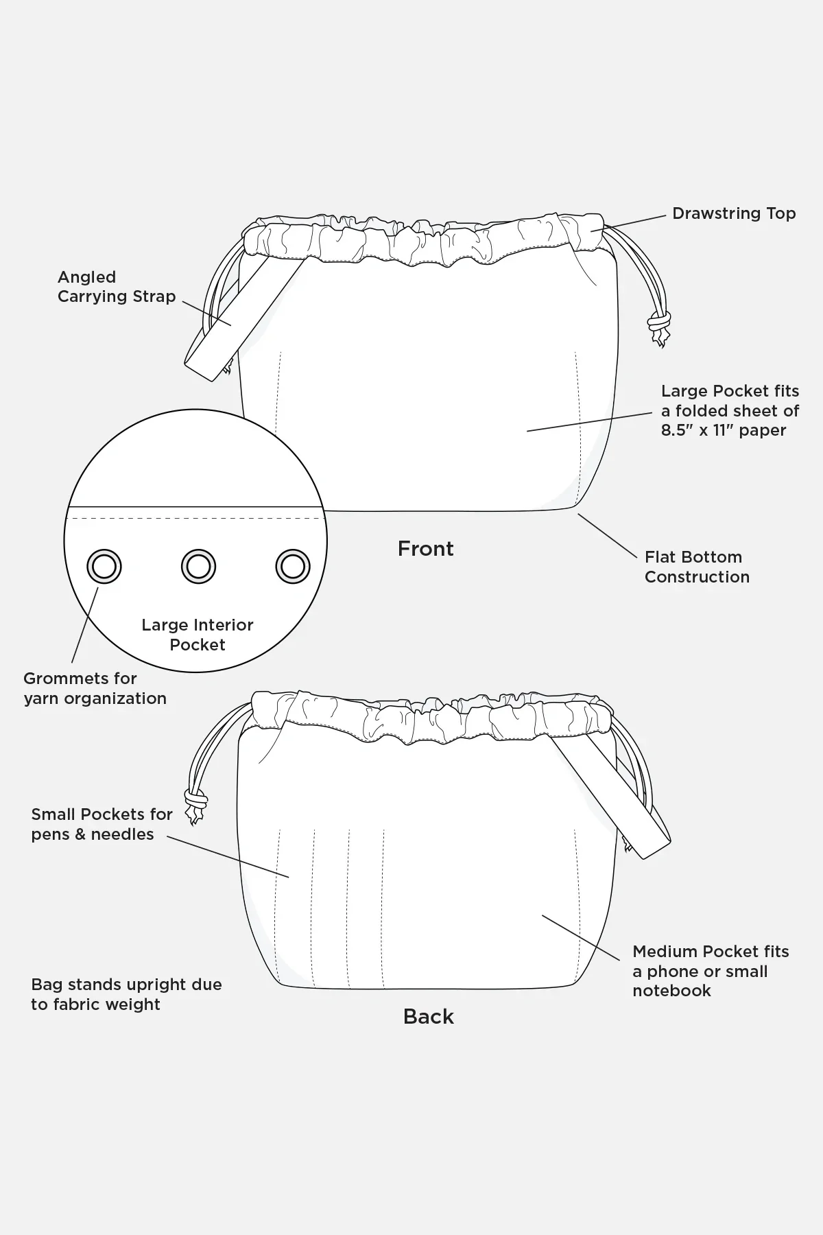 Grainline Studio Field Bag - Image 12