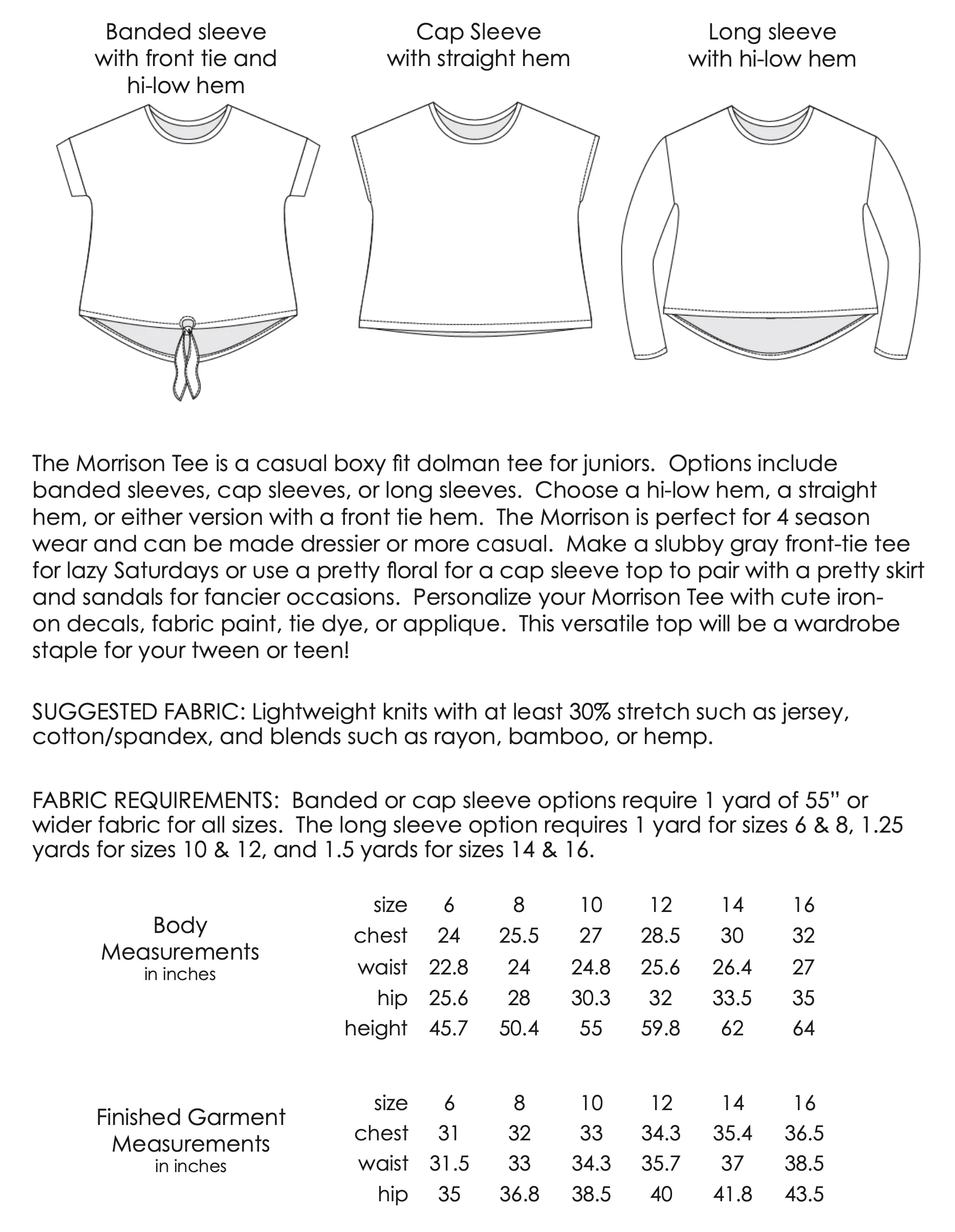 Hey June Handmade Child/Teen Morrison Tee - Image 5