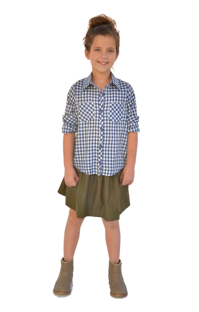 Hey June Handmade Child/Teen Laramie Shirt, Tunic & Dress - Image 3