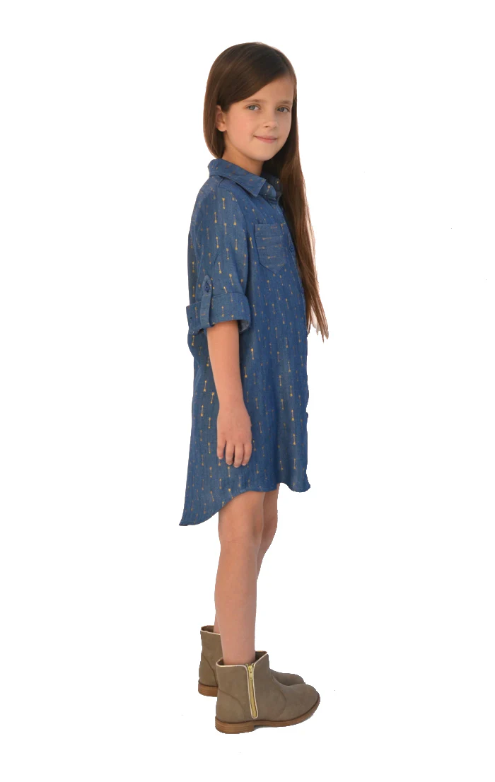 Hey June Handmade Child/Teen Laramie Shirt, Tunic & Dress - Image 8