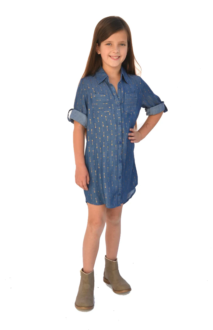 Hey June Handmade Child/Teen Laramie Shirt, Tunic & Dress - Image 9