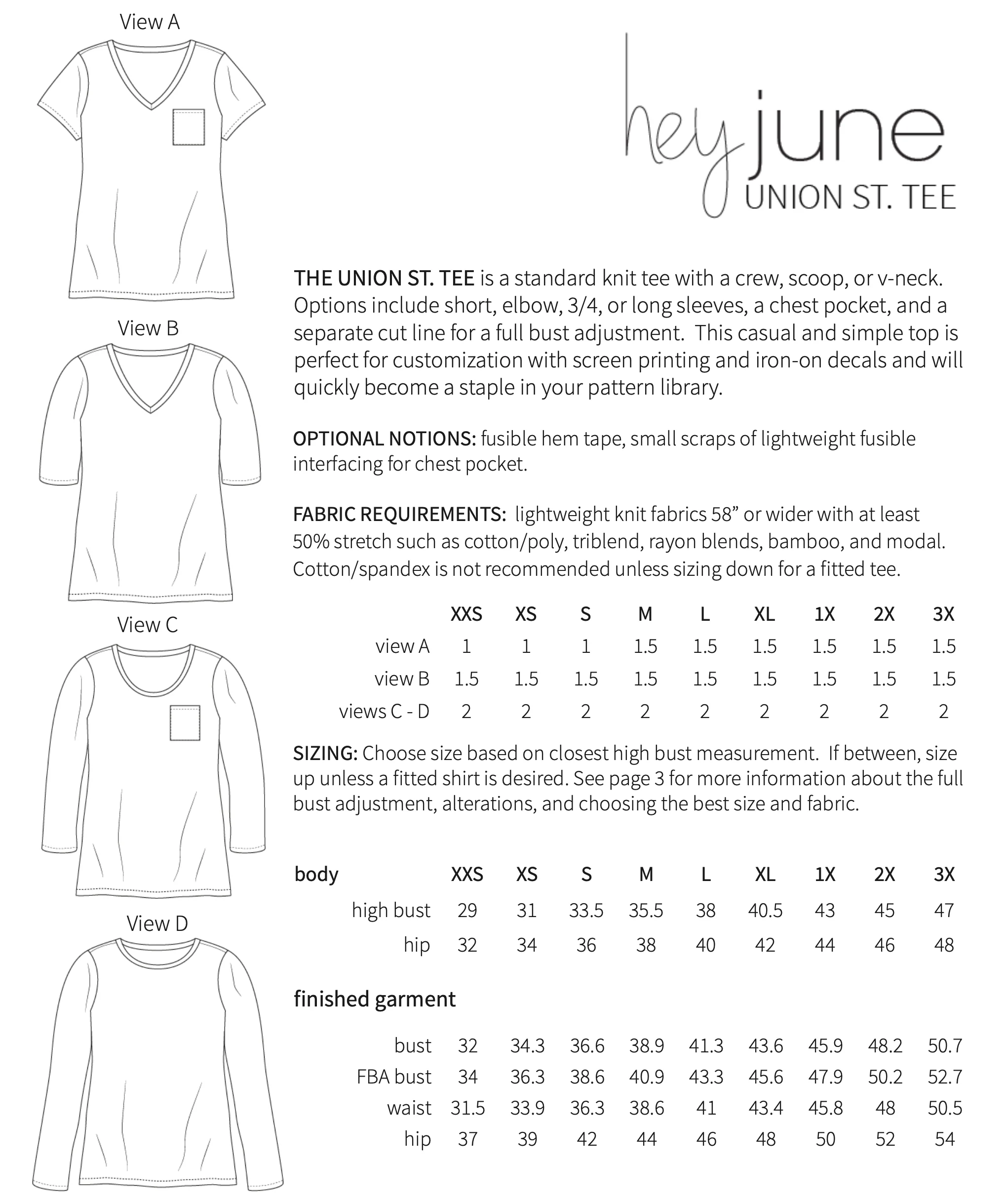 Hey June Handmade Union St. Tee - Image 9