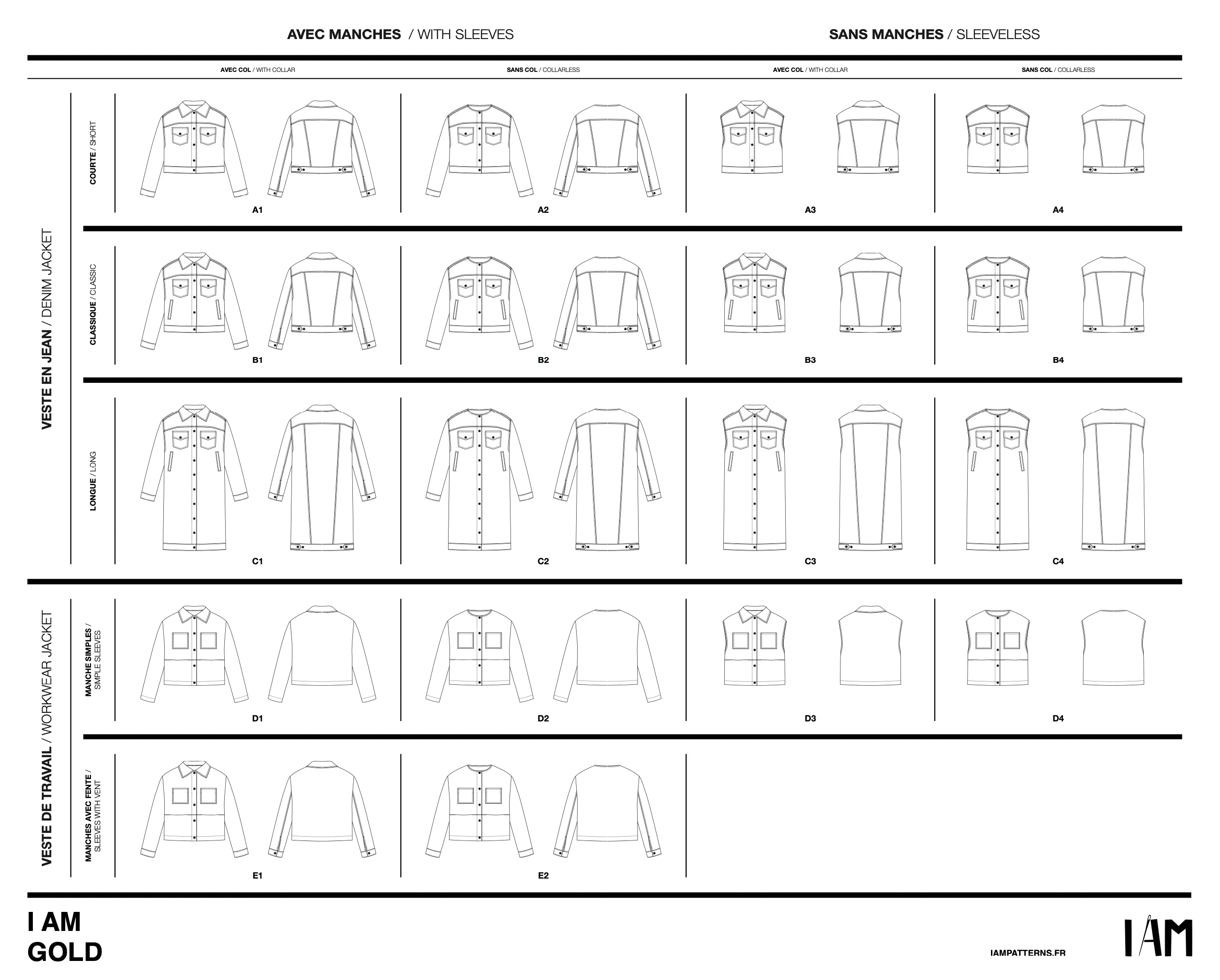 I AM Patterns Gold Jacket - Image 26