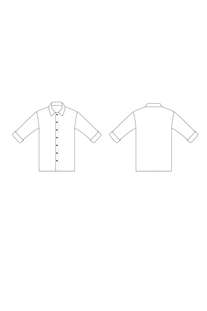 I AM Patterns Lucienne Shirt and Dress - Image 17
