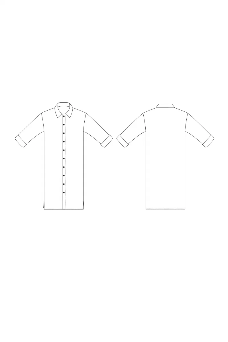 I AM Patterns Lucienne Shirt and Dress - Image 18