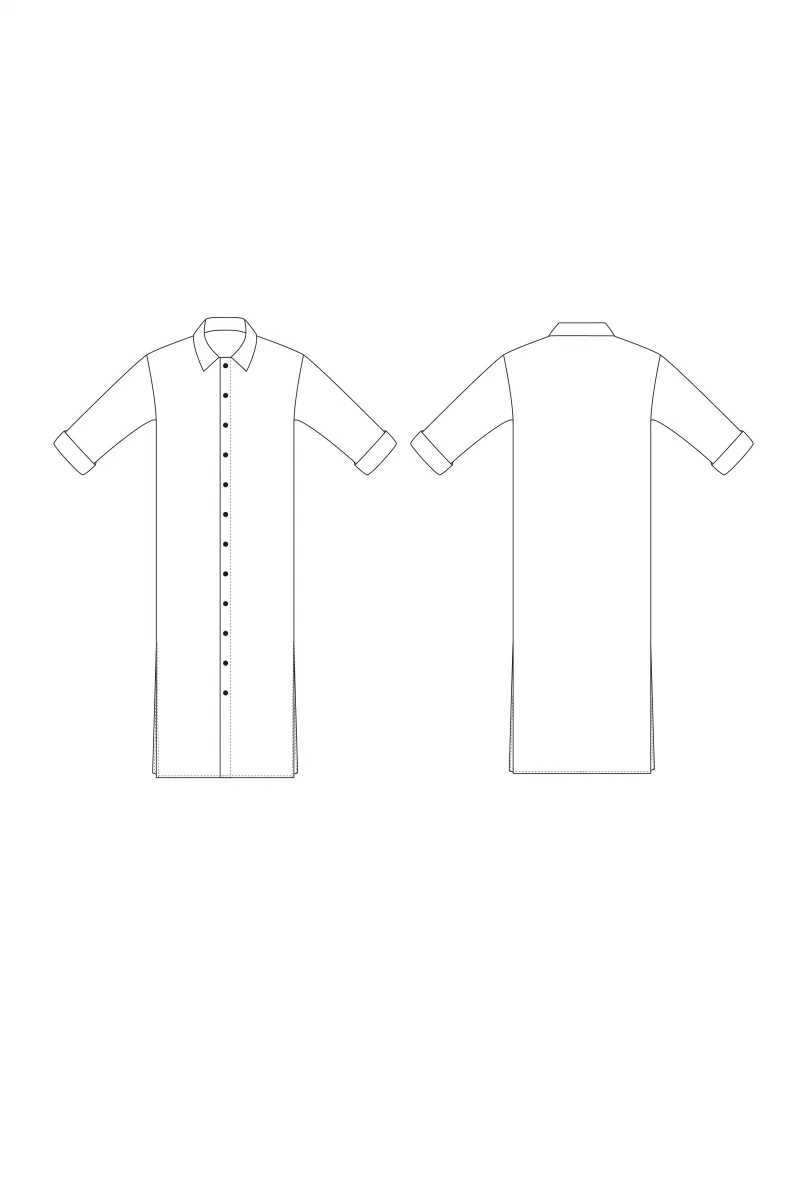 I AM Patterns Lucienne Shirt and Dress - Image 19