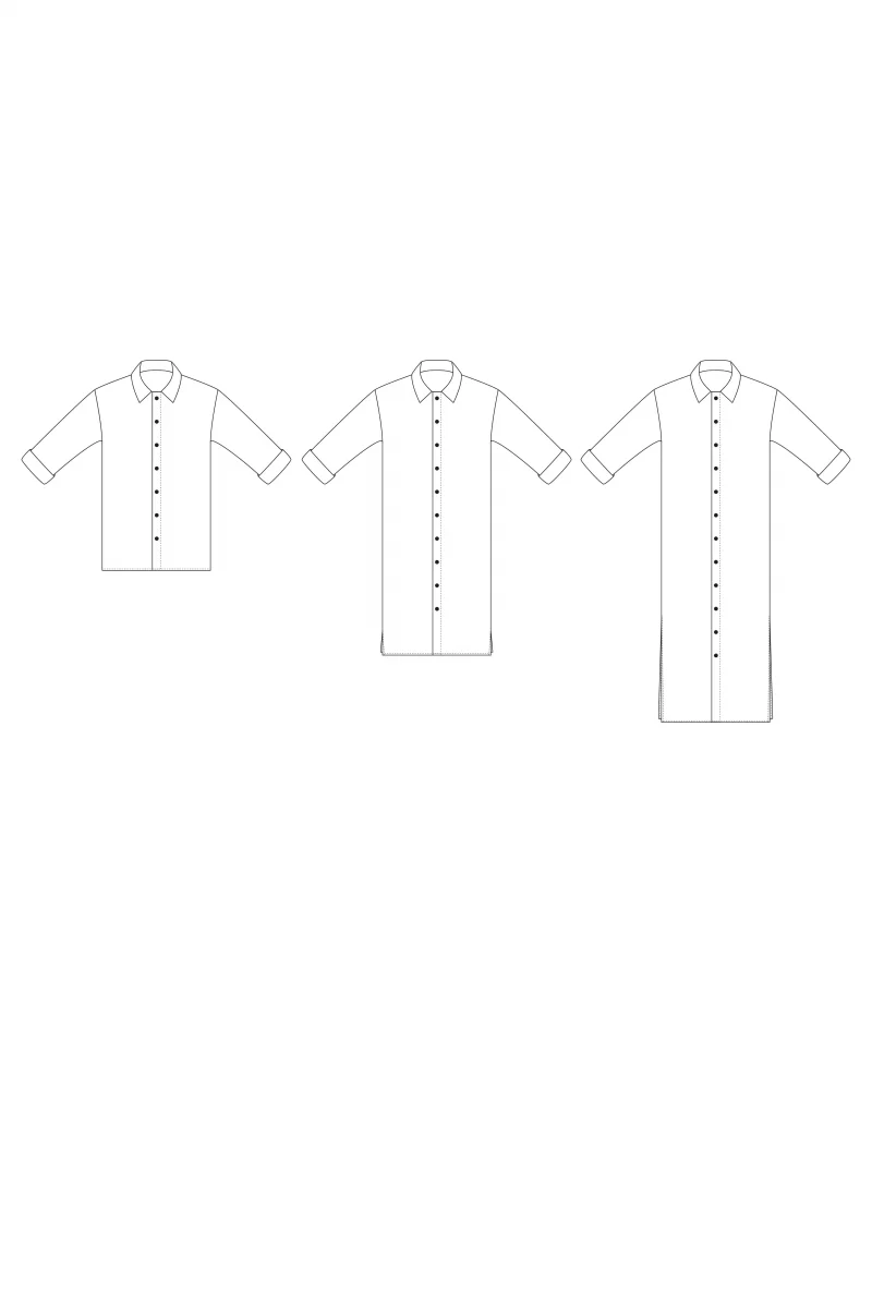 I AM Patterns Lucienne Shirt and Dress - Image 20