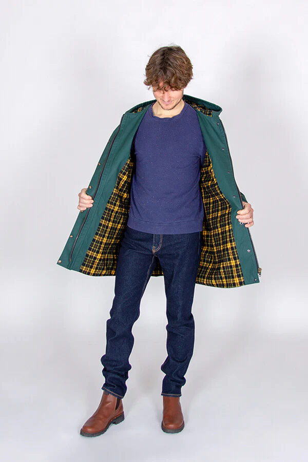 I AM Patterns Men's Jacques Raincoat - Image 12