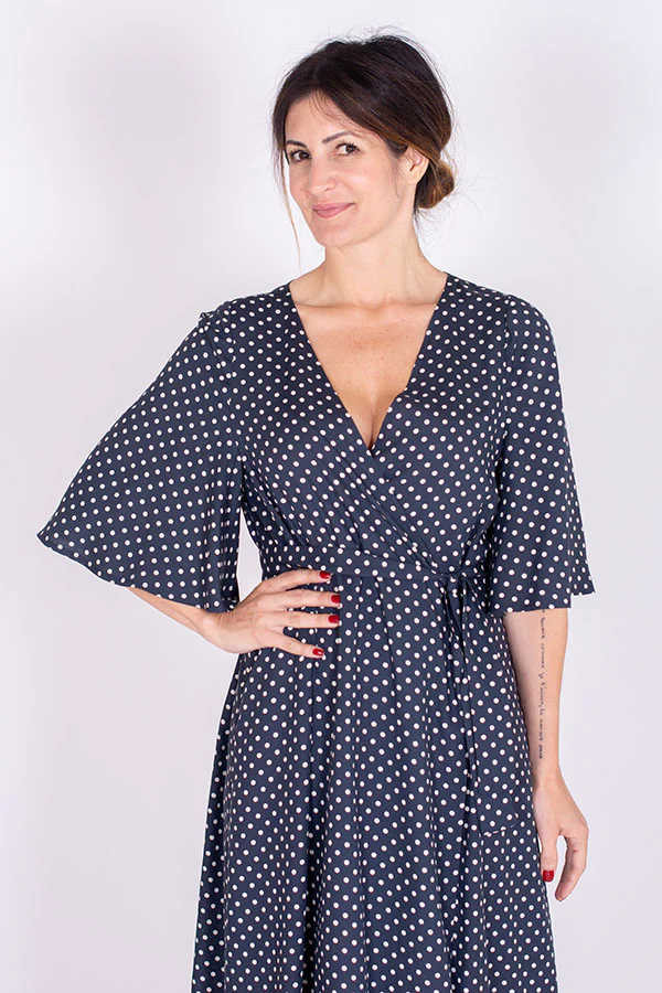 I AM Patterns Octarine Wrap Dress - Image 6