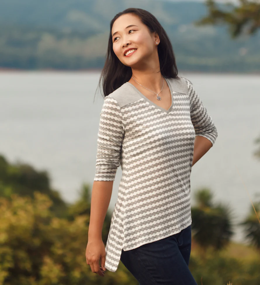 Itch to Stitch Arenal Top - Printed copy shop (+£5.00)