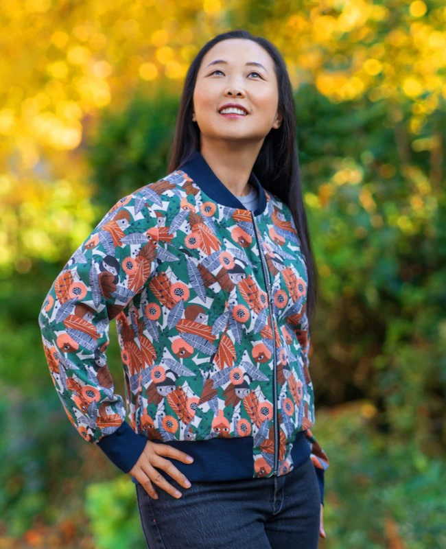 Itch to Stitch Causeway Bomber Jacket - Image 2