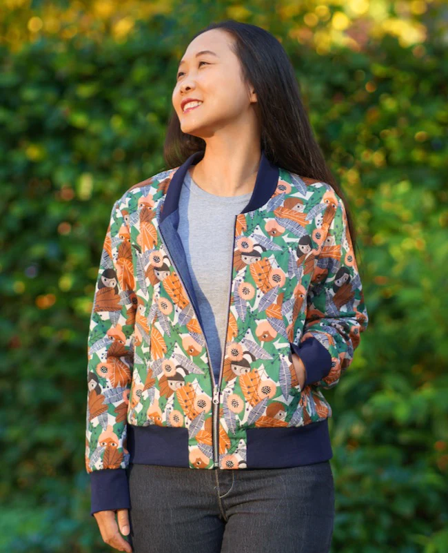 Itch to Stitch Causeway Bomber Jacket - Image 3