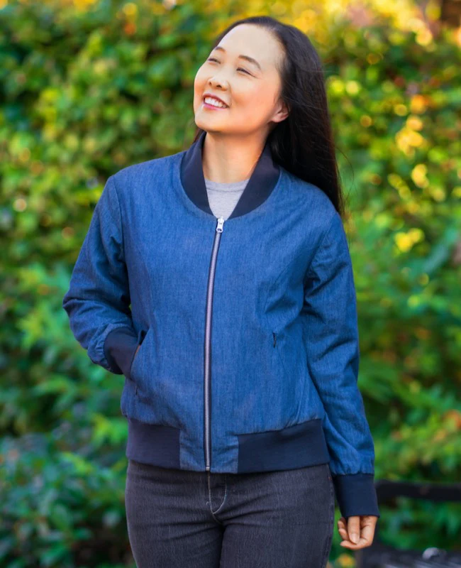 Itch to Stitch Causeway Bomber Jacket - Image 6