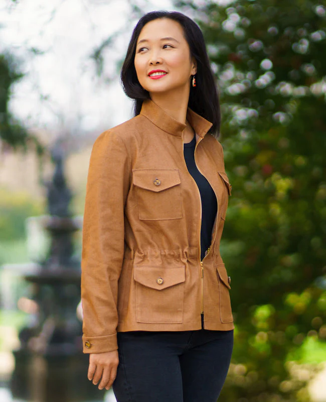 Itch to Stitch Delaware Jacket - Printed copy shop SIZES 00-20/C CUP (+£7.00)