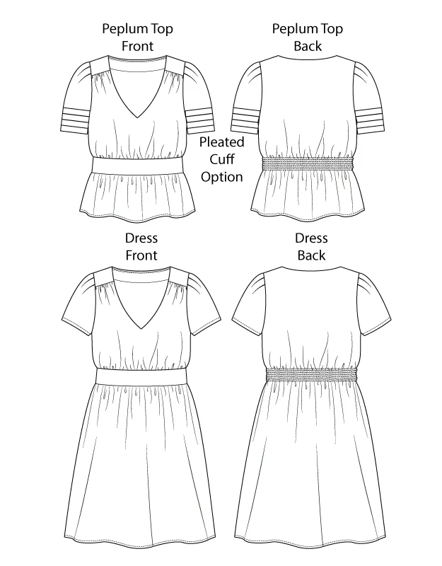 Itch to Stitch Fisterra Top and Dress - Image 15