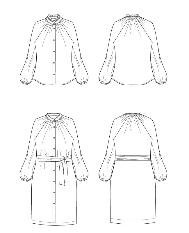 Itch to Stitch Majorelle Shirt and Dress - Image 10