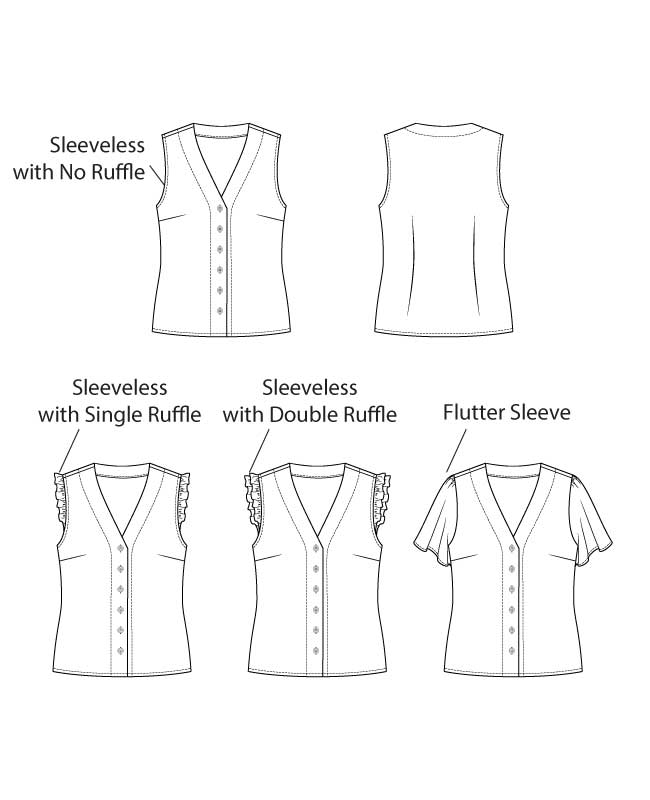 Itch to Stitch Mindelo Top - Image 16