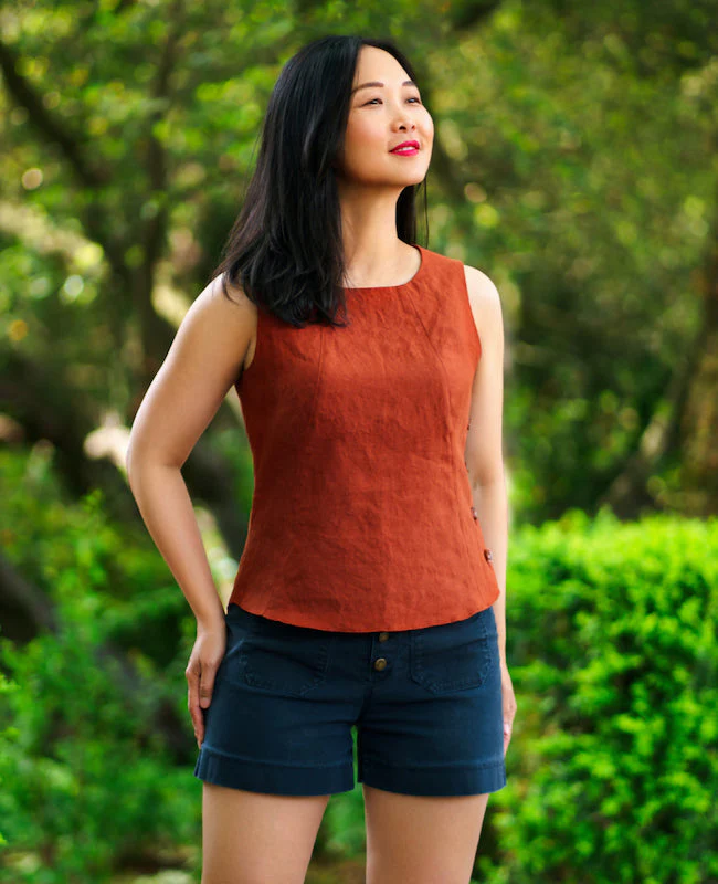 Itch to Stitch Santorini Tank - Printed copy shop SIZES 16-40/C CUP (+£7.00)