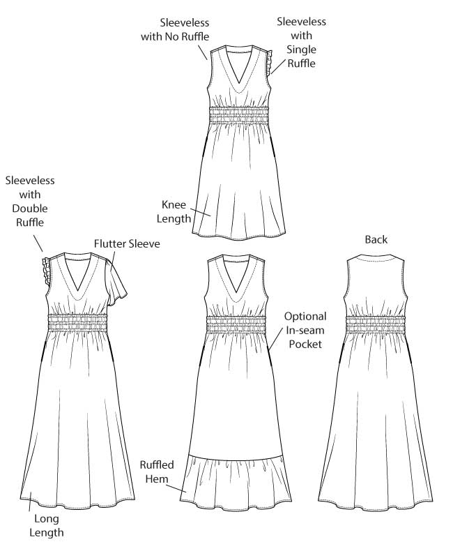 Itch to Stitch Sorata Dress - Image 9