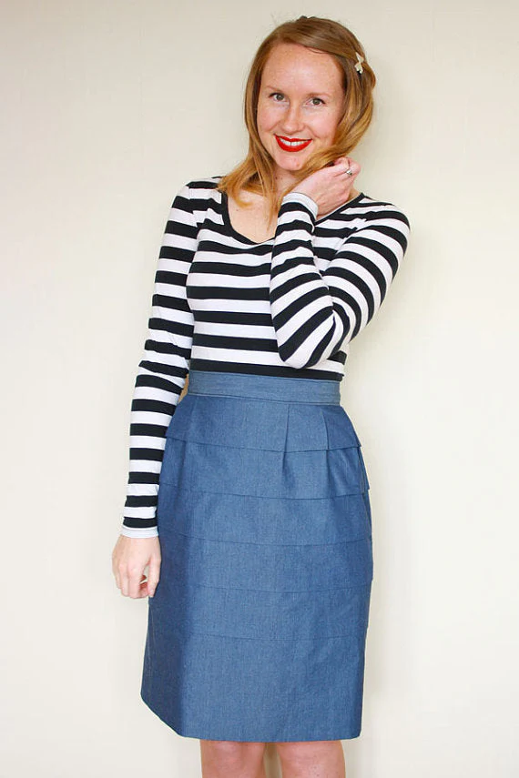Jennifer Lauren Handmade Dalloway Dress & Skirt - Printed copy shop (+£10.00)