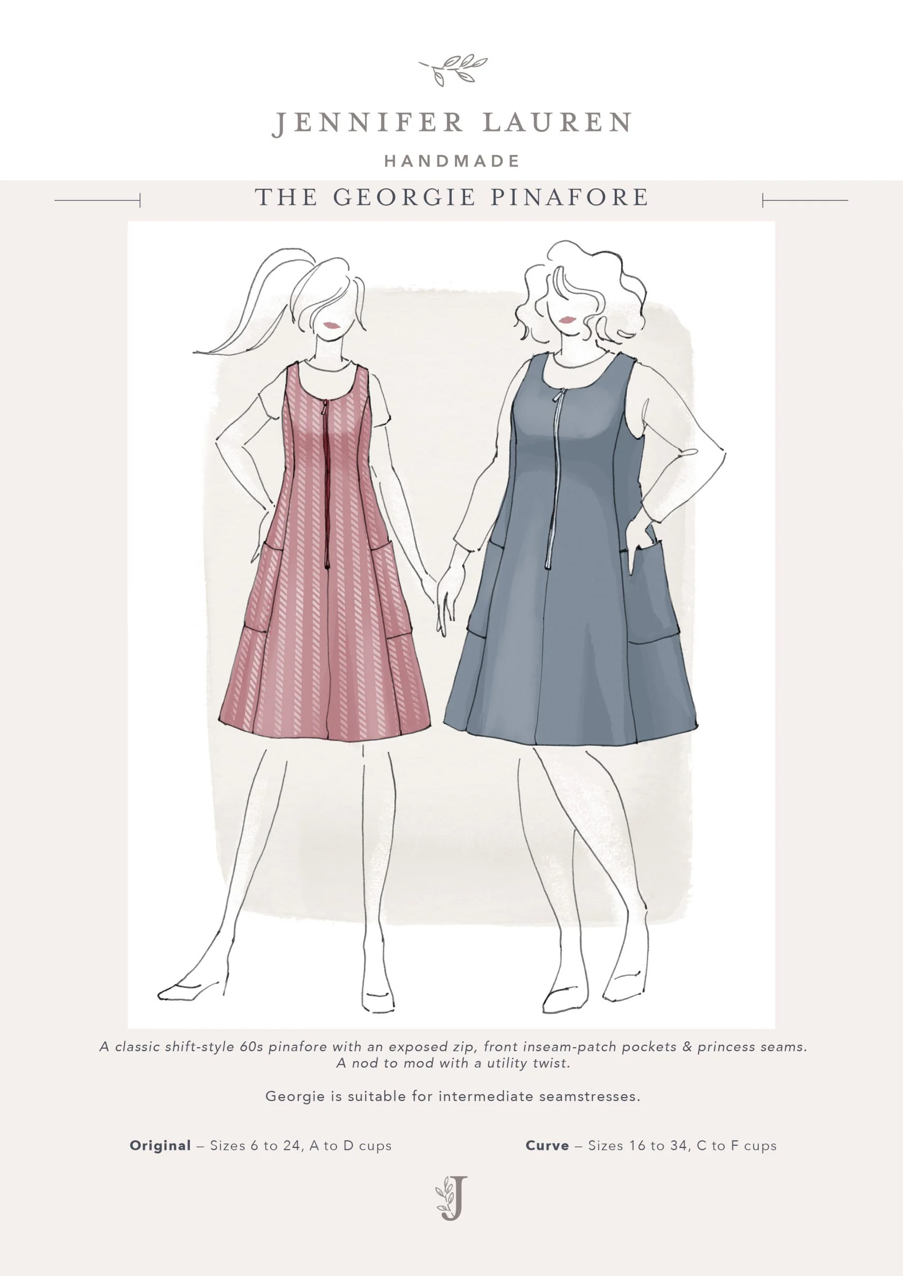 Jennifer Lauren Handmade Georgie Pinafore - Image 18
