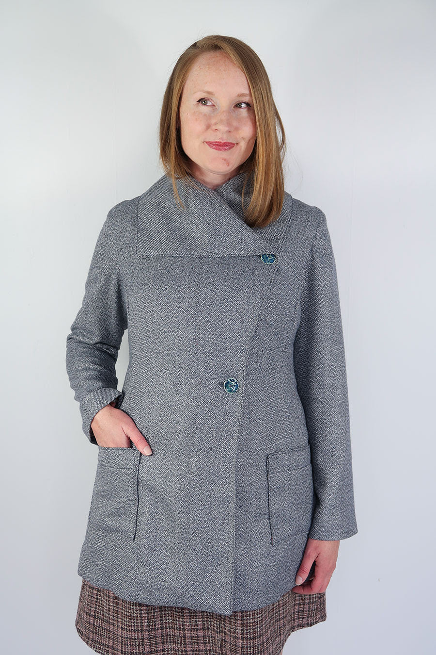 Jennifer Lauren Handmade Willa Wrap Coat - Image 3