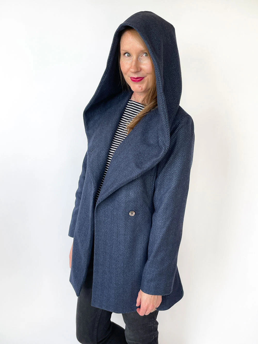 Jennifer Lauren Handmade Willa Wrap Coat Hood Expansion Pack - Image 6