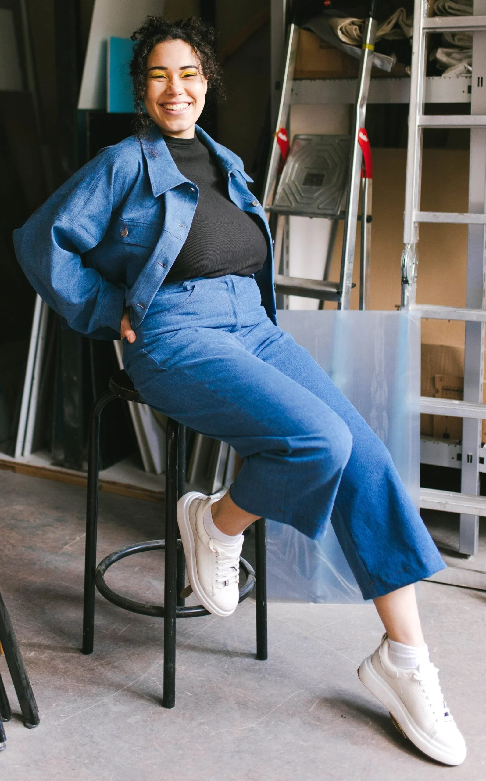 JULIANA MARTEJEVS Dina Jeans - Printed copy shop (+£7.00)