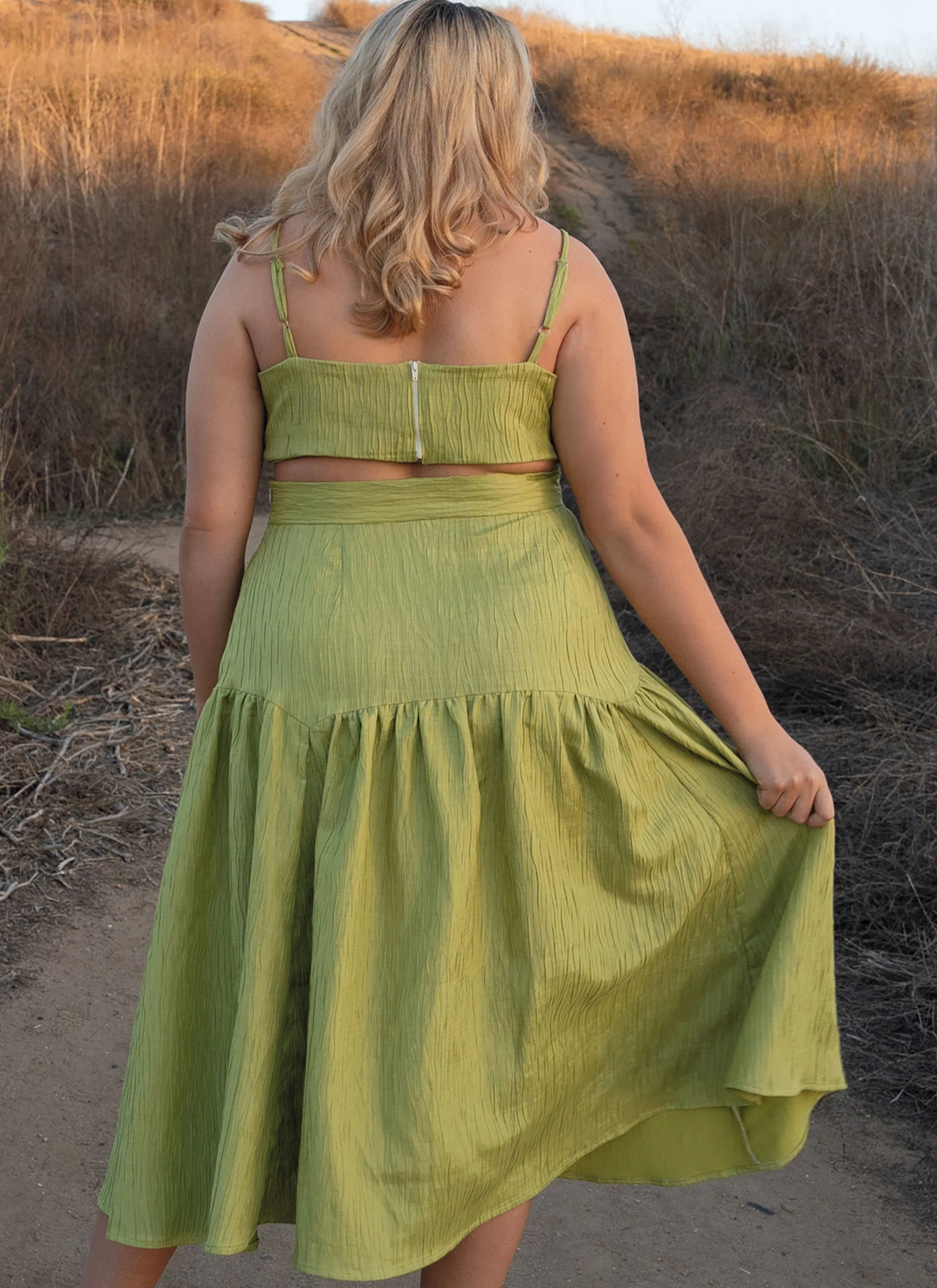 Know Me Crop Top & Skirt ME2073 - Image 5
