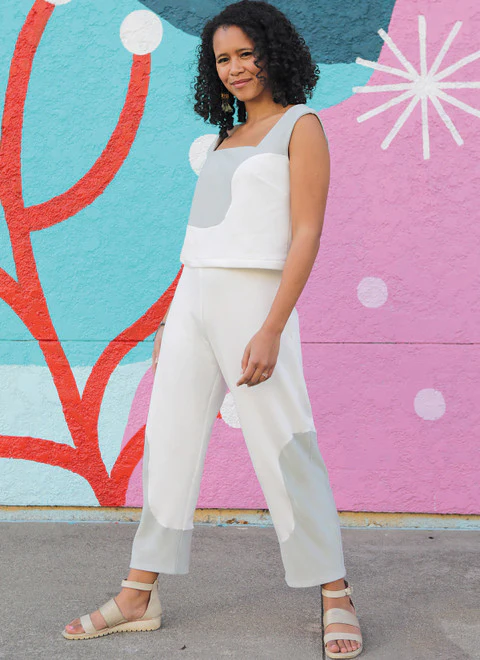 Know Me Crop Top & Trousers ME2033 - Image 3