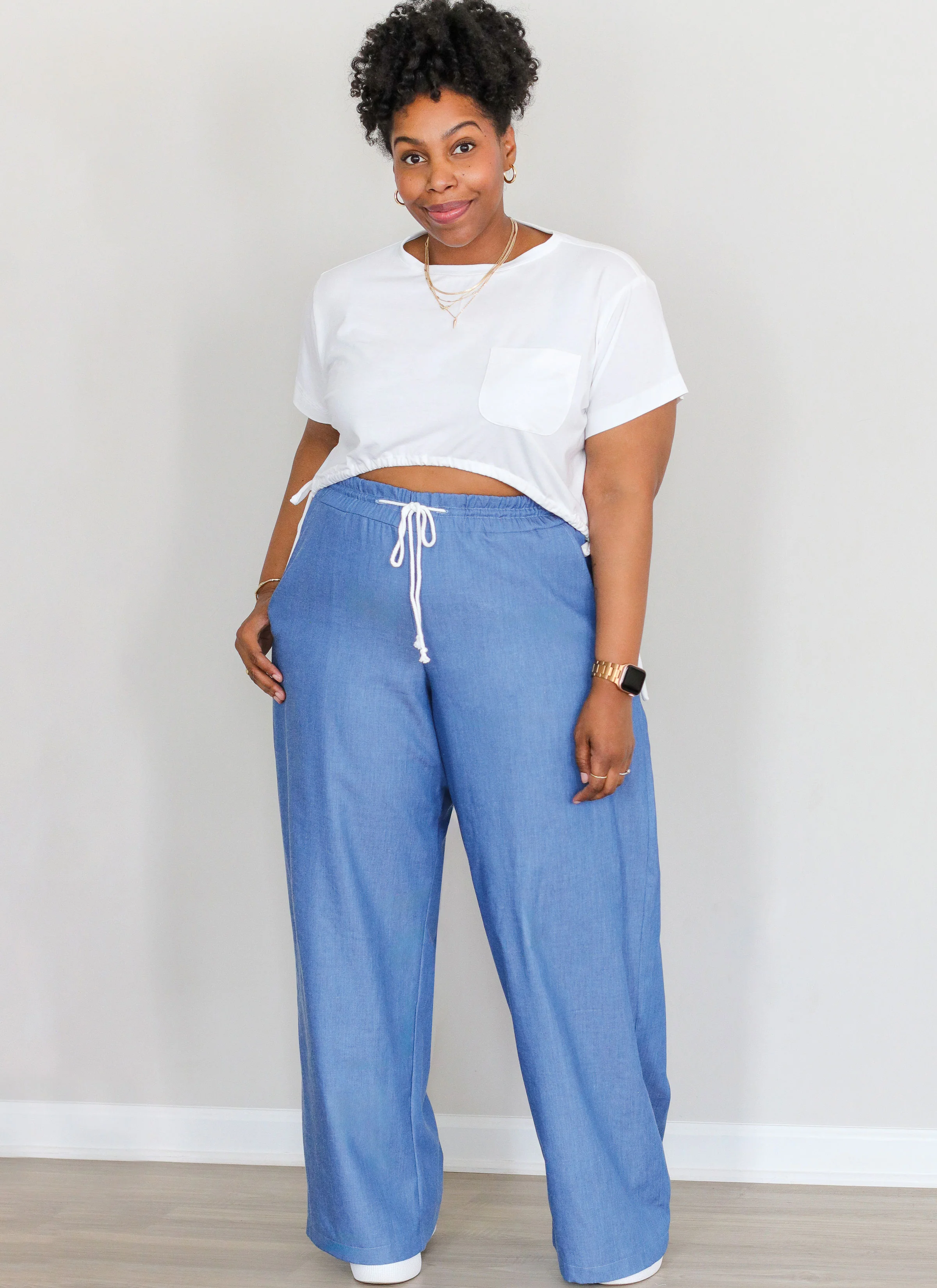 Know Me Knit Top and Woven Pants ME2110 - Image 5