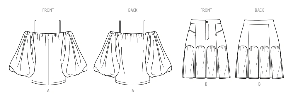 KNOW ME Top & Skirt ME2093 - Image 5