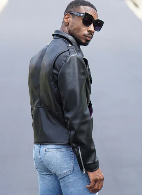 Know Me Men's Moto Jacket ME2011 - Image 5
