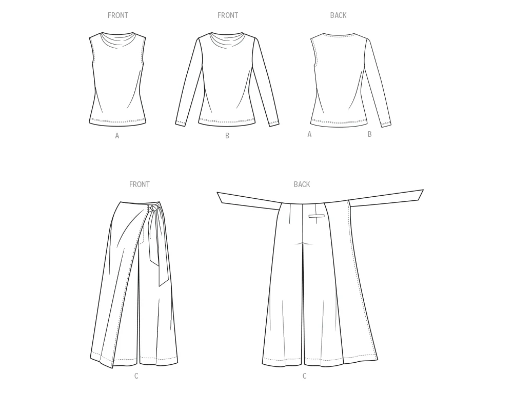 Know Me Misses' Trouser and Knit Top ME2134 - Image 7