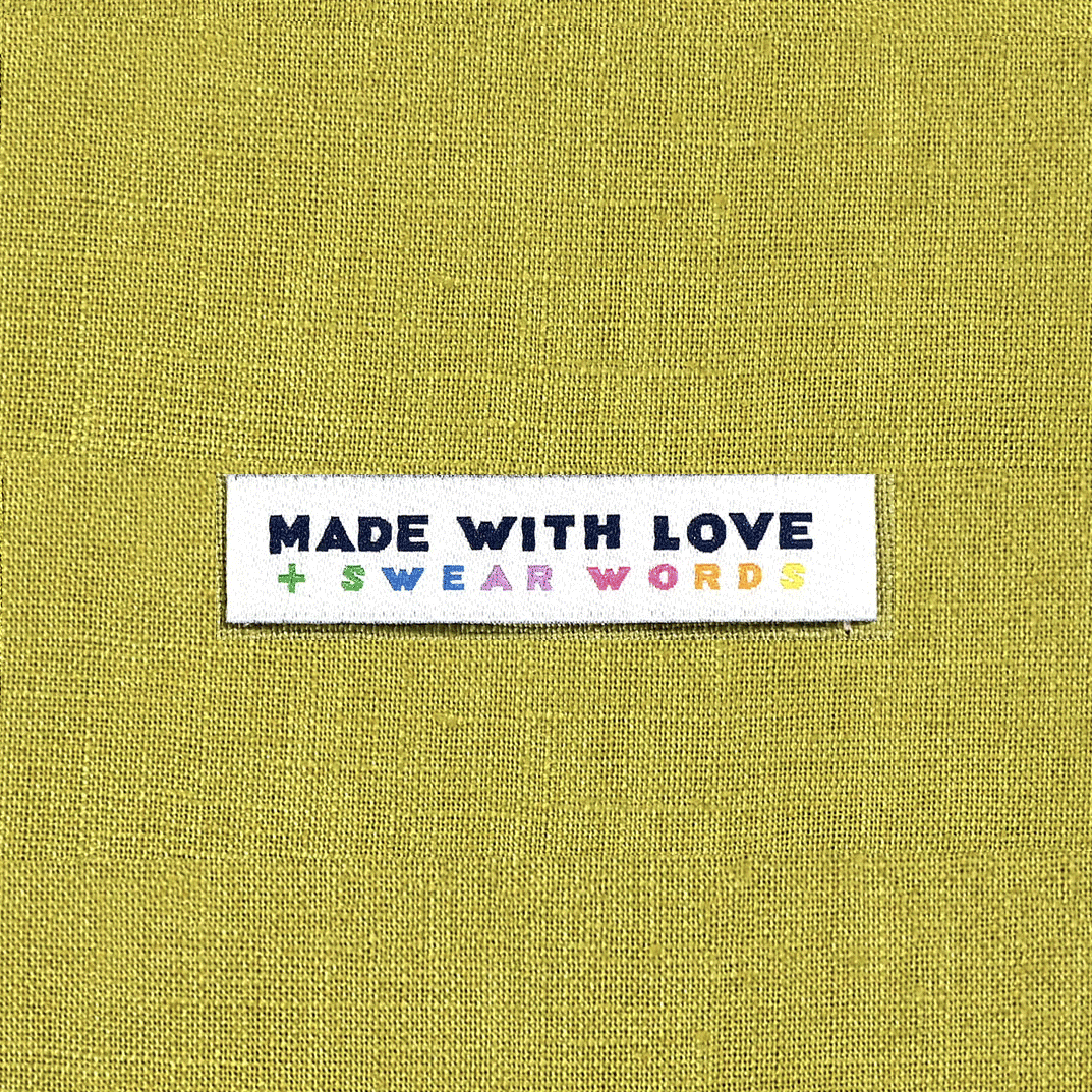Kylie & The Machine 'Made With Love and Swear Words' Woven Labels - Image 2