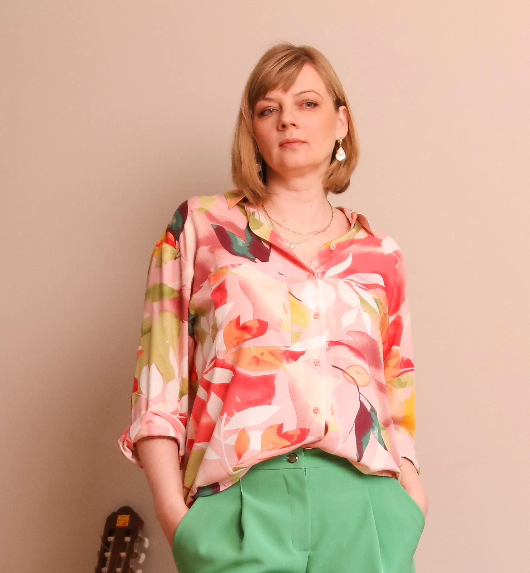 Lenaline Patterns Artur Shirt (Sizes 34-44 / Height 178-184 cm) - Printed copy shop (+£7.00)
