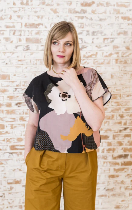 Lenaline Patterns Kiril Top