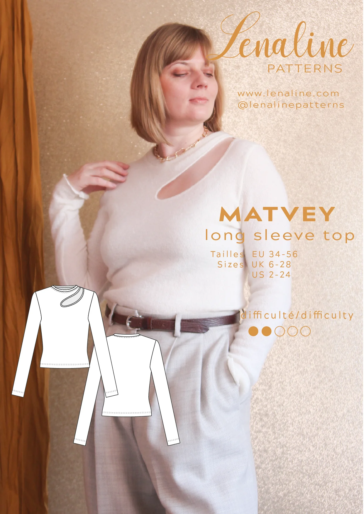 Lenaline Patterns Matvey Top - Image 5