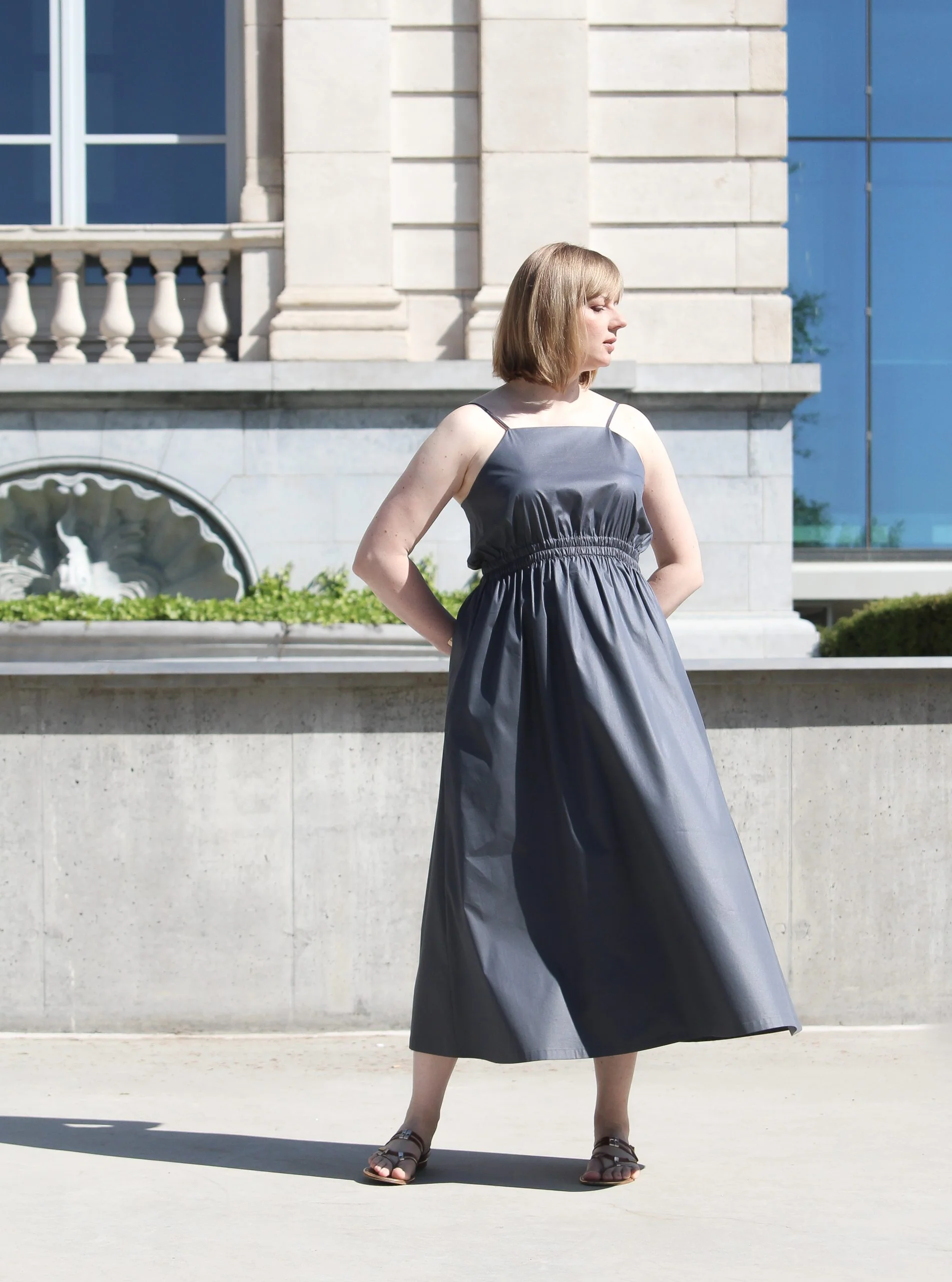 Lenaline Patterns Nina Dress (Sizes 34-44 / Height 170-176 cm) - Printed copy shop (+£7.00)