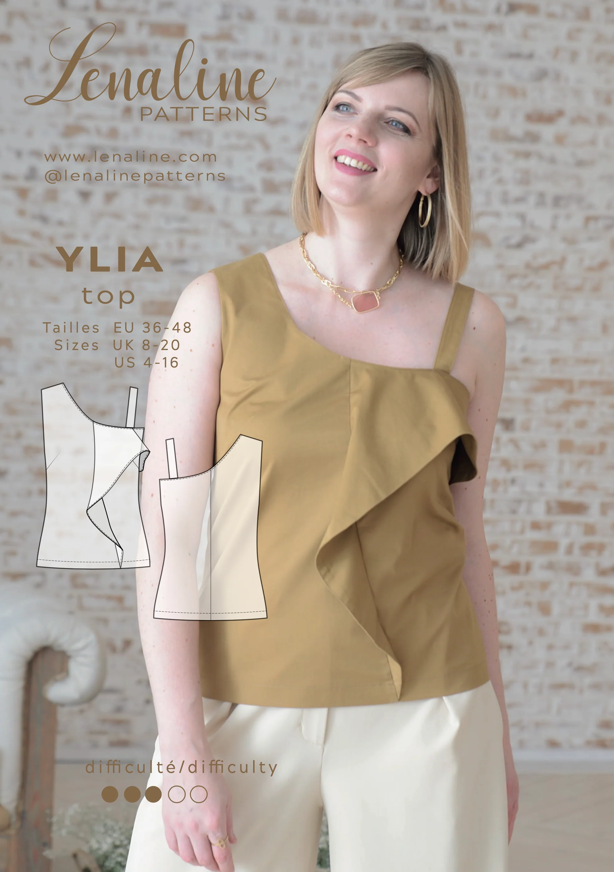 Lenaline Patterns Ylia Top - Image 6