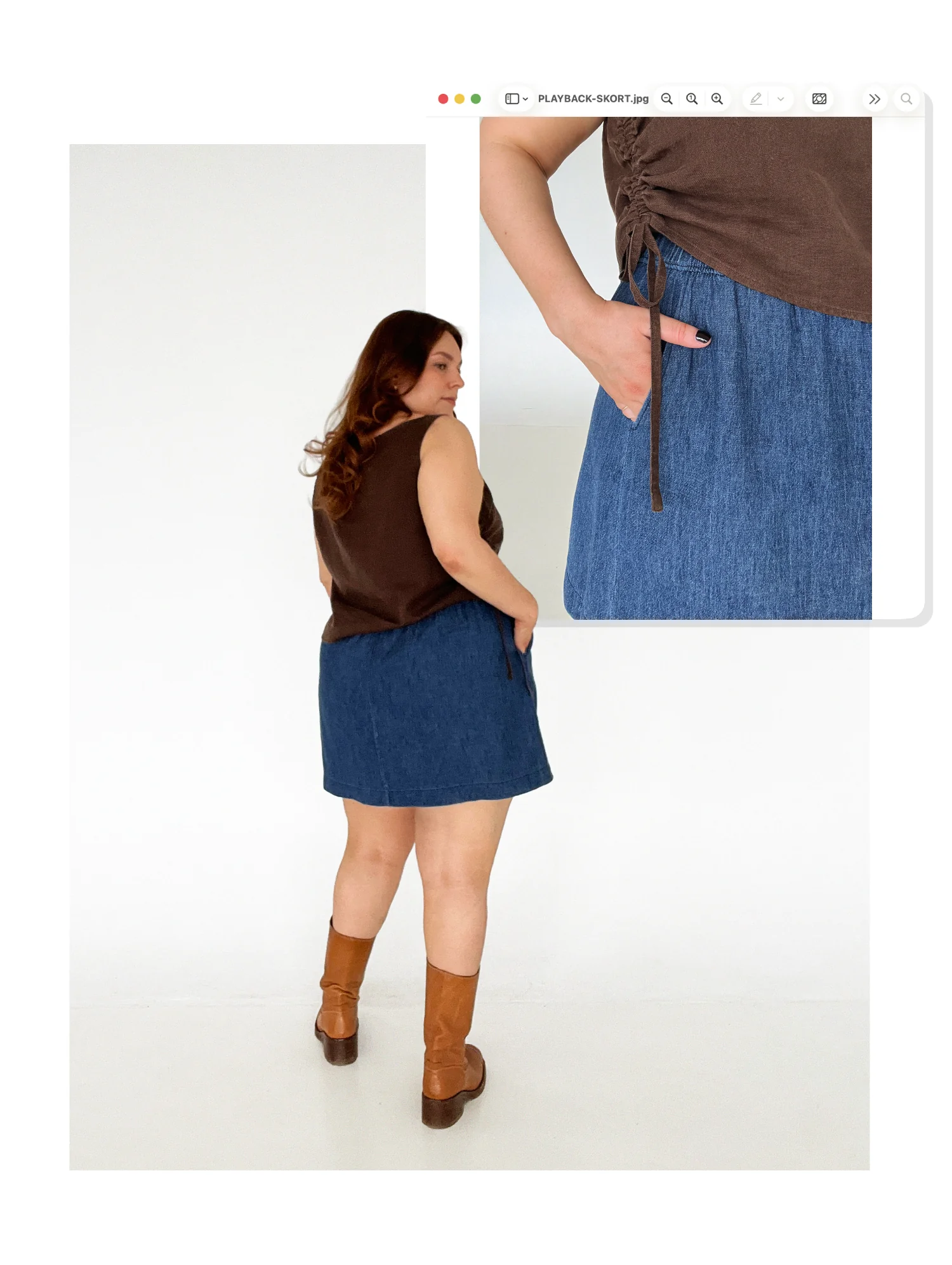 Les Perlines Playback Skort - Image 6