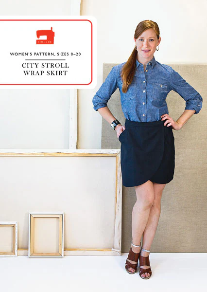 Liesl + Co City Stroll Wrap Skirt - Image 7