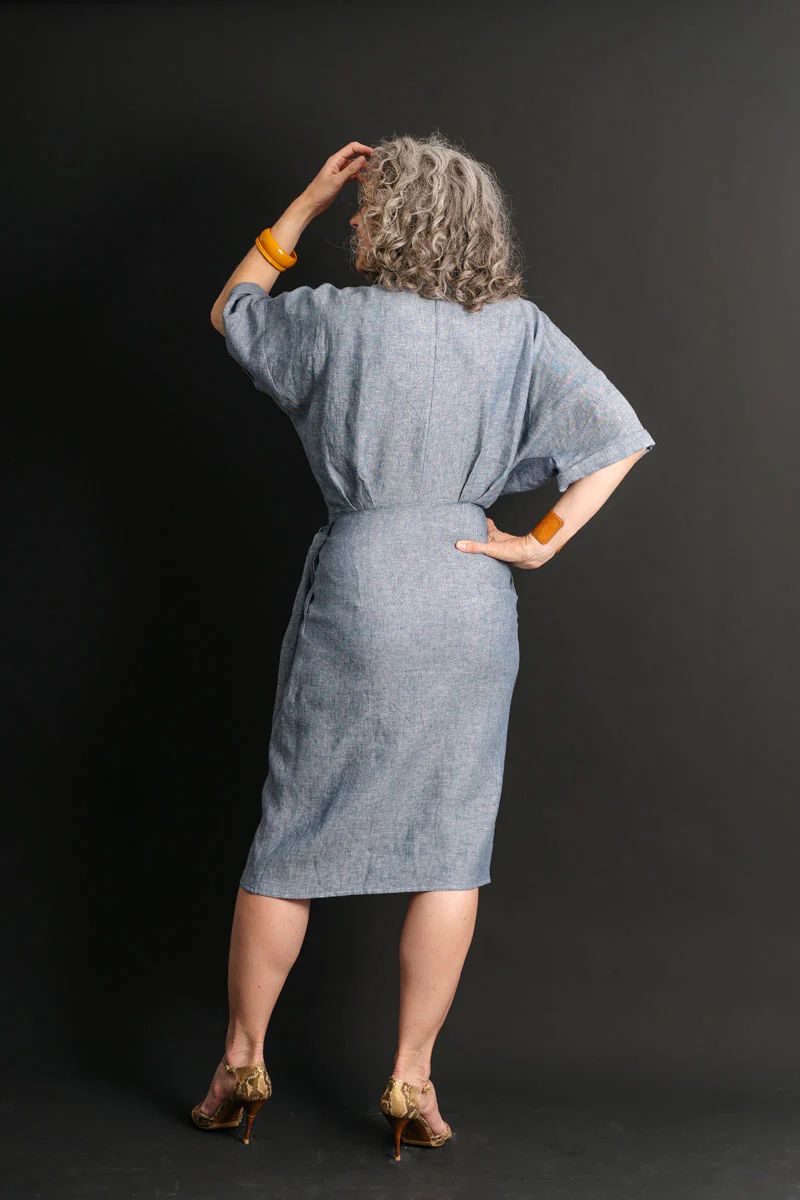 Liesl + Co Copenhagen Wrap Dress - Image 3
