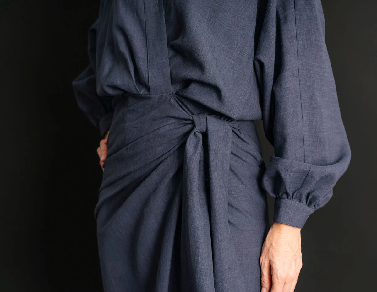 Liesl + Co Copenhagen Wrap Dress - Image 7