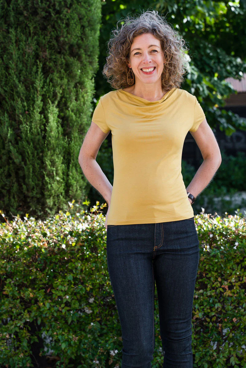 Liesl + Co Easton Cowl-neck Tee - Image 7